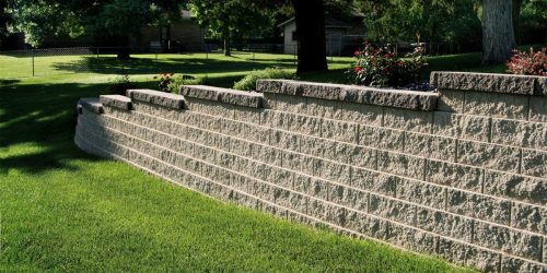 Retaining Wall, Dark Gray